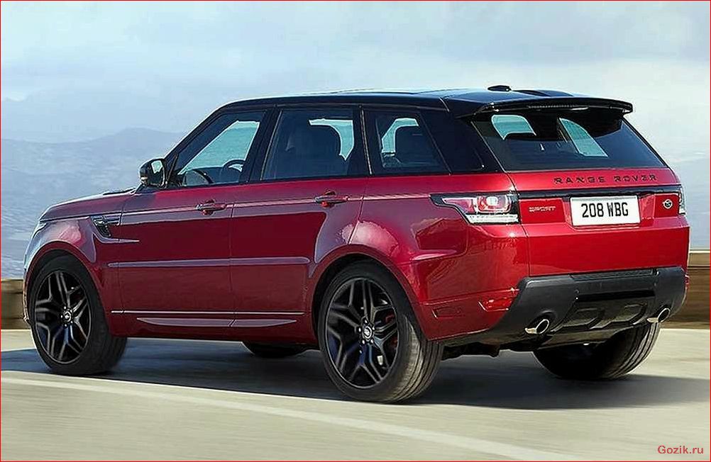 обзор, автомобиля, range, rover, sport