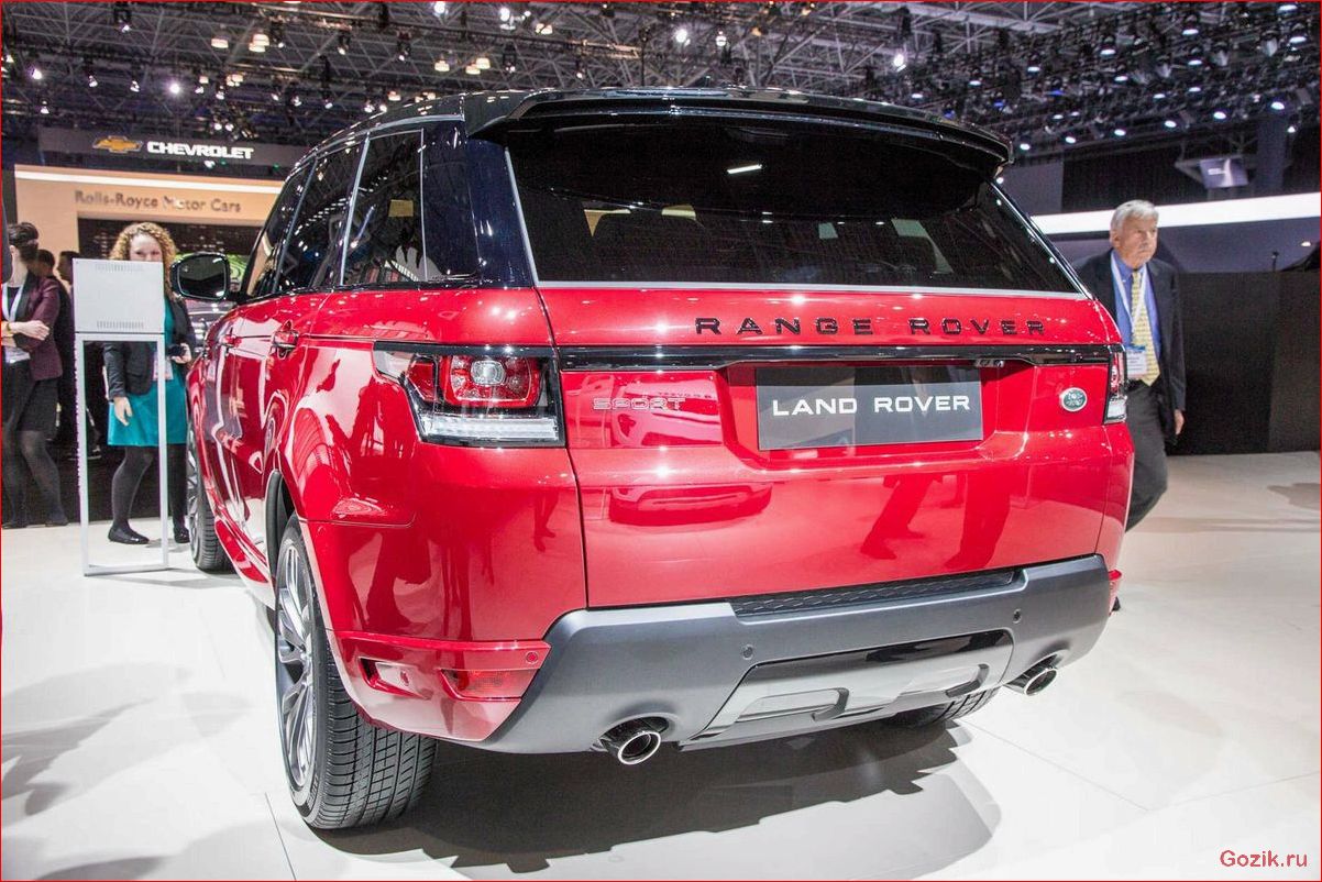 обзор, автомобиля, range, rover, sport