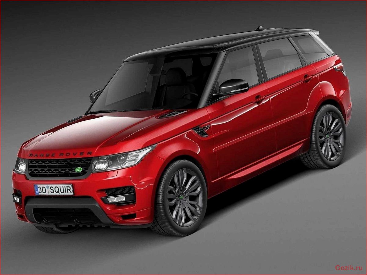 обзор, автомобиля, range, rover, sport