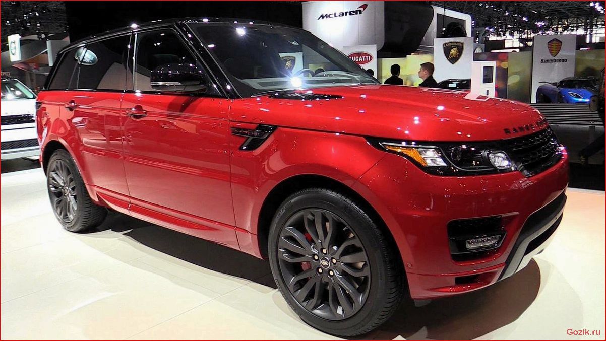 обзор, автомобиля, range, rover, sport