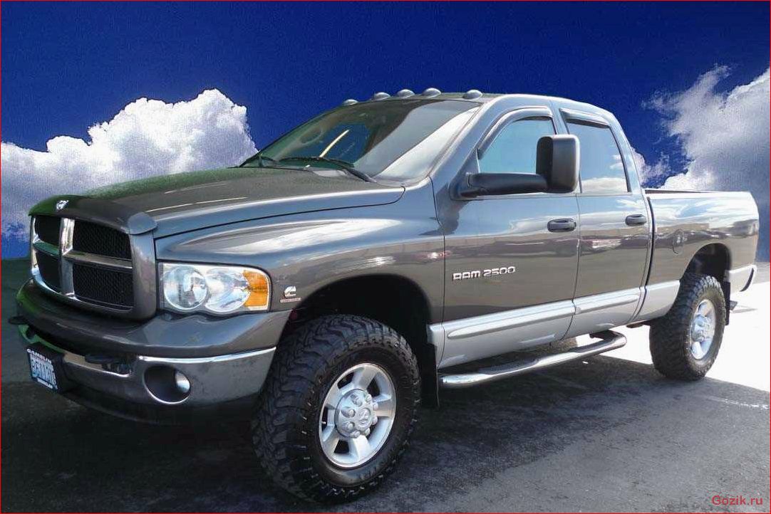 Технические характеристики Додж Рам (Dodge Ram) технические, характеристики, додж, dodge