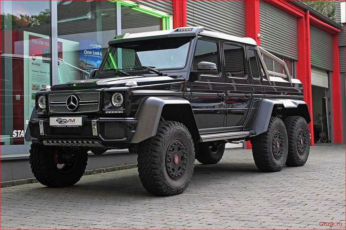 6-колёсный Mercedes G63 AMG 6x6 6-колёсный, mercedes