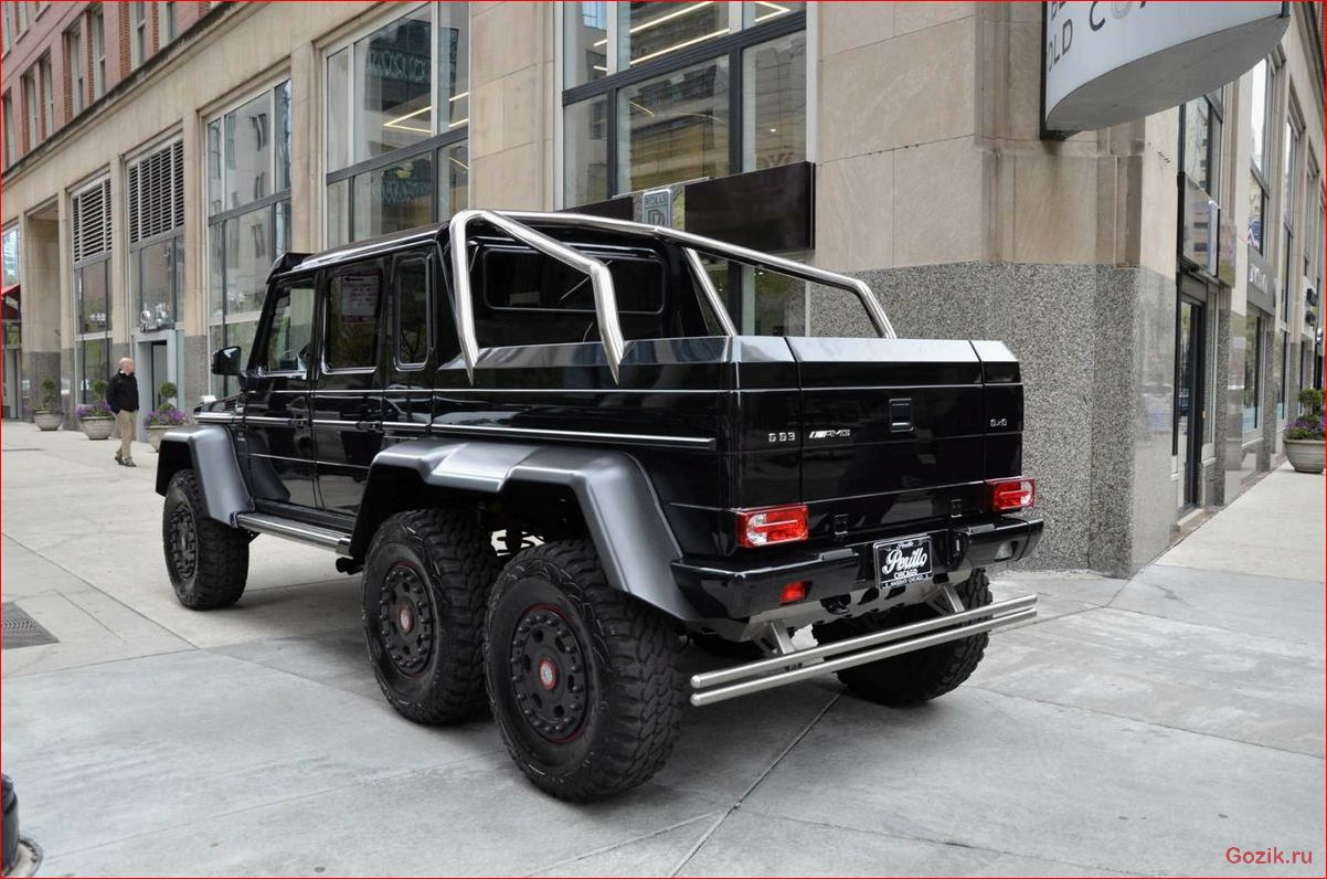 6-колёсный Mercedes G63 AMG 6x6 6-колёсный, mercedes