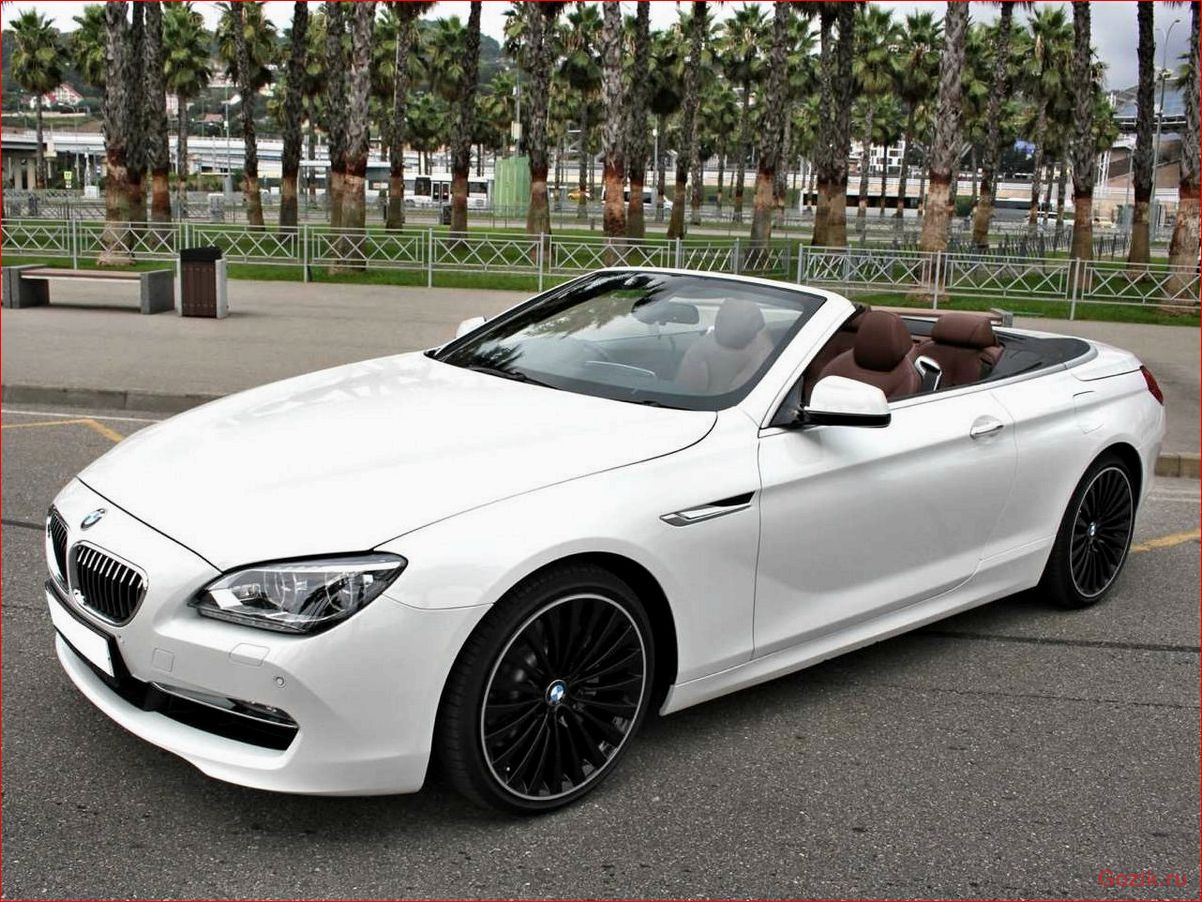 BMW 640I Cabrio 2011-2012: характеристики, обзор, отзывы 640i, cabrio, 2011-2012, характеристики, обзор