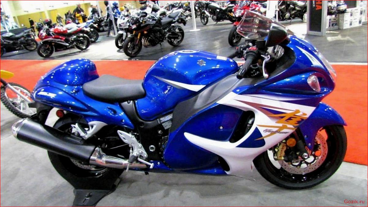 hayabusa, мощный, спортивный, мотоцикл, системой