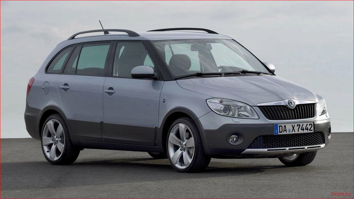 Внедорожник Skoda Fabia Scout внедорожник, skoda, fabia, scout