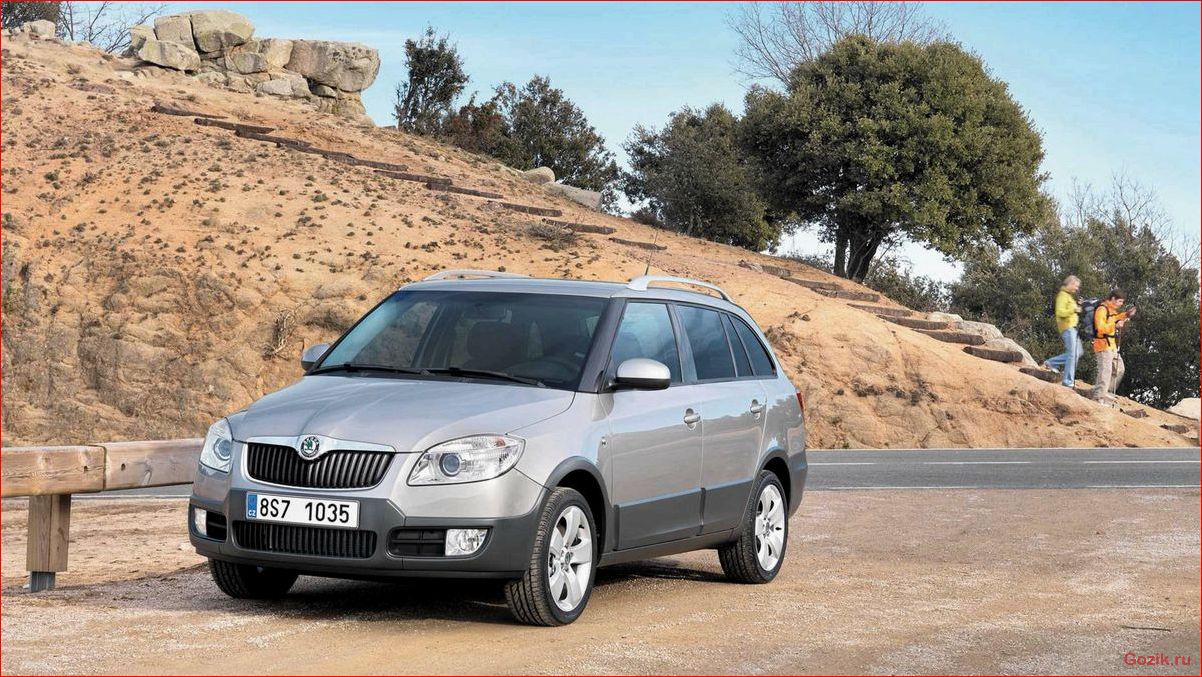 Внедорожник Skoda Fabia Scout внедорожник, skoda, fabia, scout