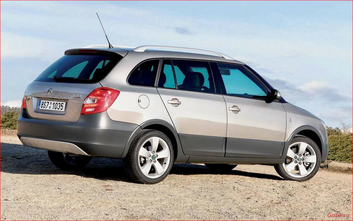 Внедорожник Skoda Fabia Scout внедорожник, skoda, fabia, scout