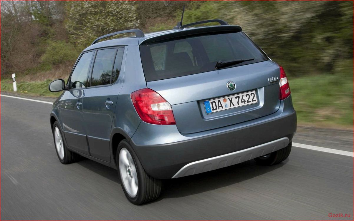 Внедорожник Skoda Fabia Scout внедорожник, skoda, fabia, scout