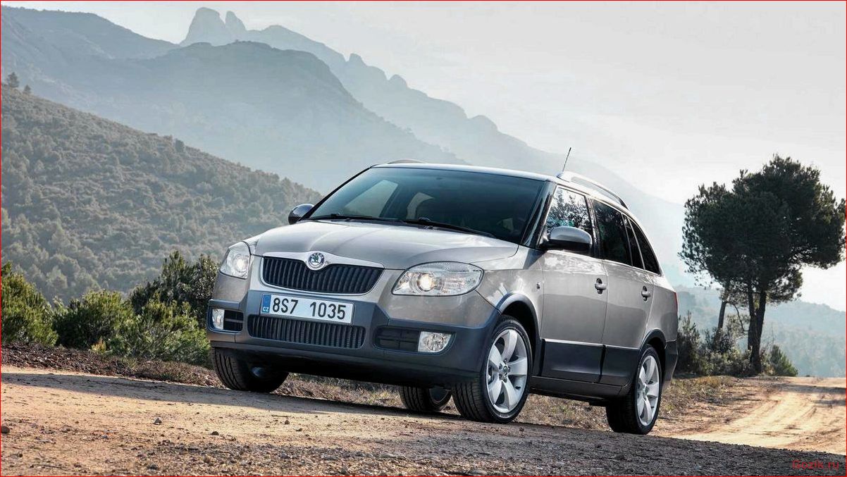 Внедорожник Skoda Fabia Scout внедорожник, skoda, fabia, scout