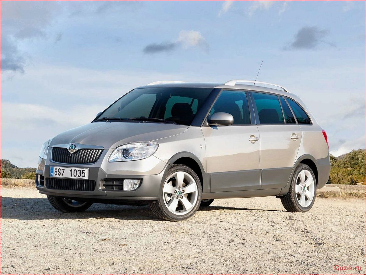 Внедорожник Skoda Fabia Scout внедорожник, skoda, fabia, scout