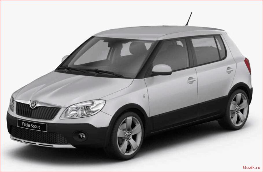 Внедорожник Skoda Fabia Scout внедорожник, skoda, fabia, scout