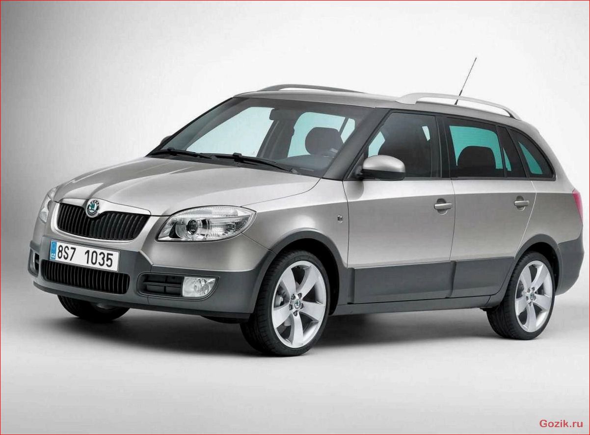 Внедорожник Skoda Fabia Scout внедорожник, skoda, fabia, scout