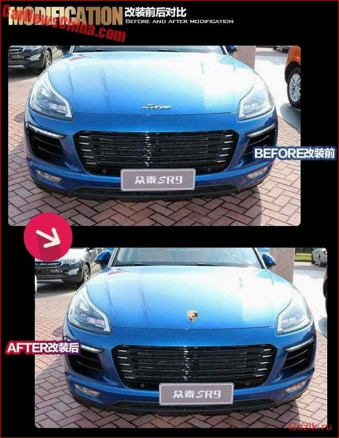 zotye, китайский, porsche, macan