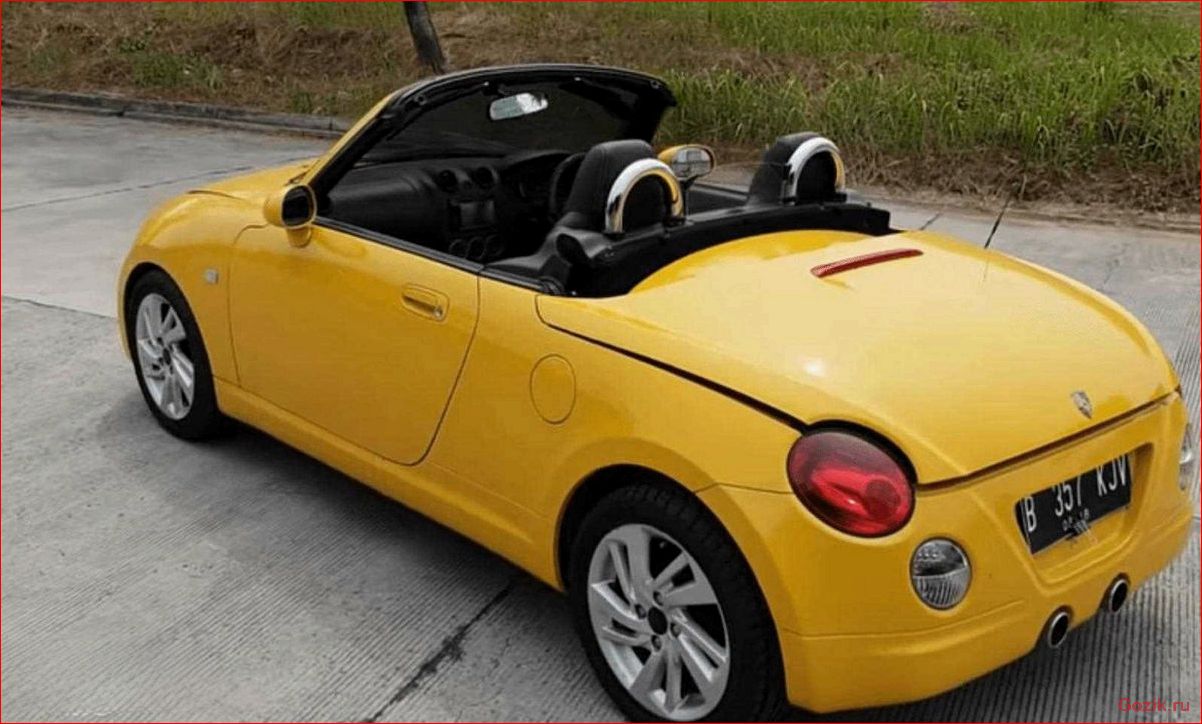 купе-кабриолет, daihatsu, copen, 2015, особенности