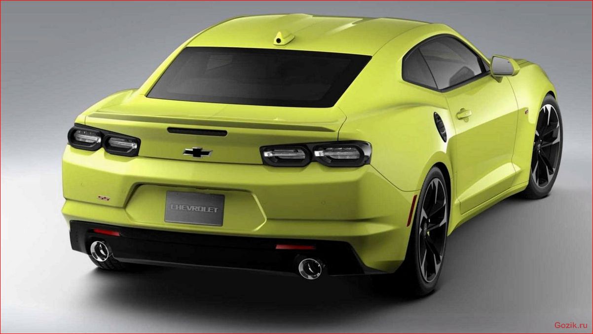 новый, chevrolet, camaro, получил, ценник