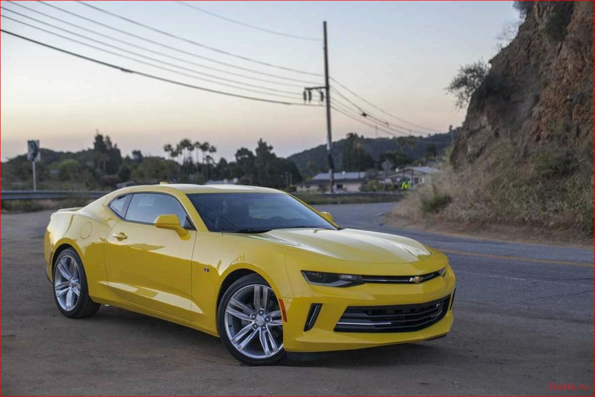 новый, chevrolet, camaro, получил, ценник