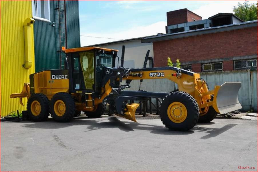 автогрейдер, john, deere, 670g, технические