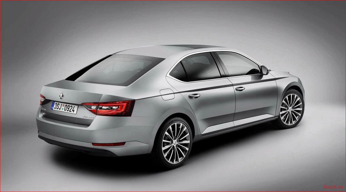 лифтбек, skoda, superb, 2016