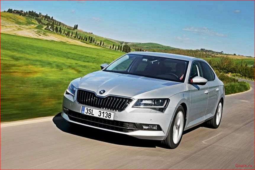 лифтбек, skoda, superb, 2016