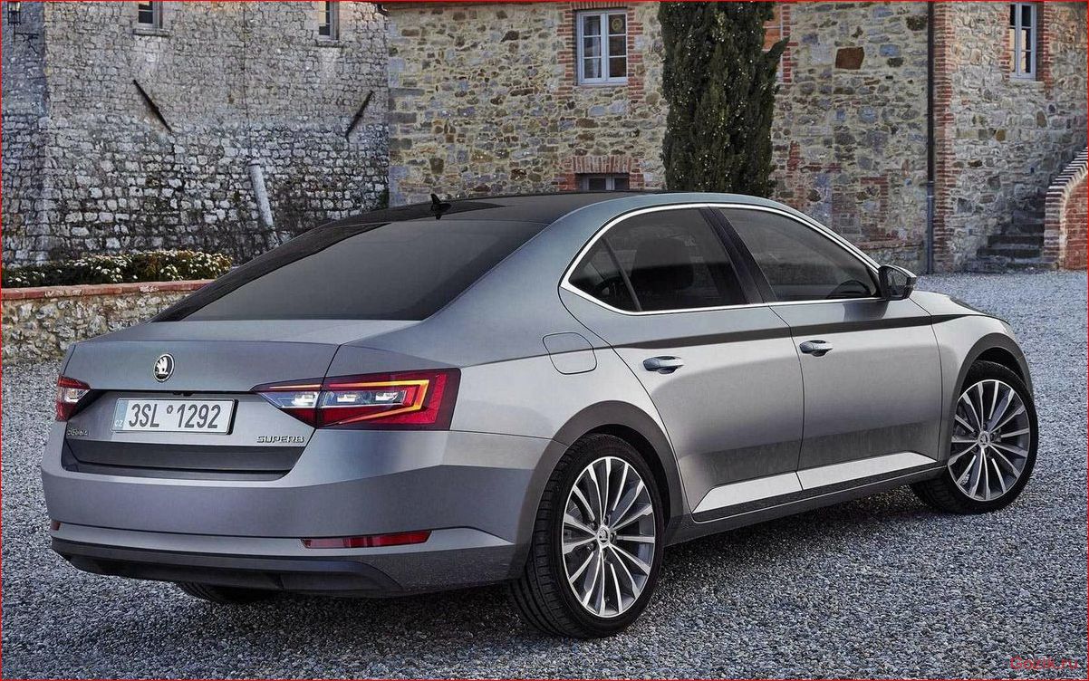 лифтбек, skoda, superb, 2016