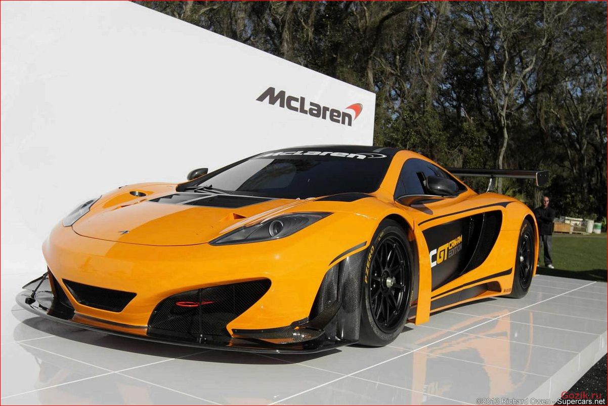McLaren MP4-12C GT Can-Am: гоночный болид без компромиссов mclaren, mp4-12c, can-am, гоночный, болид