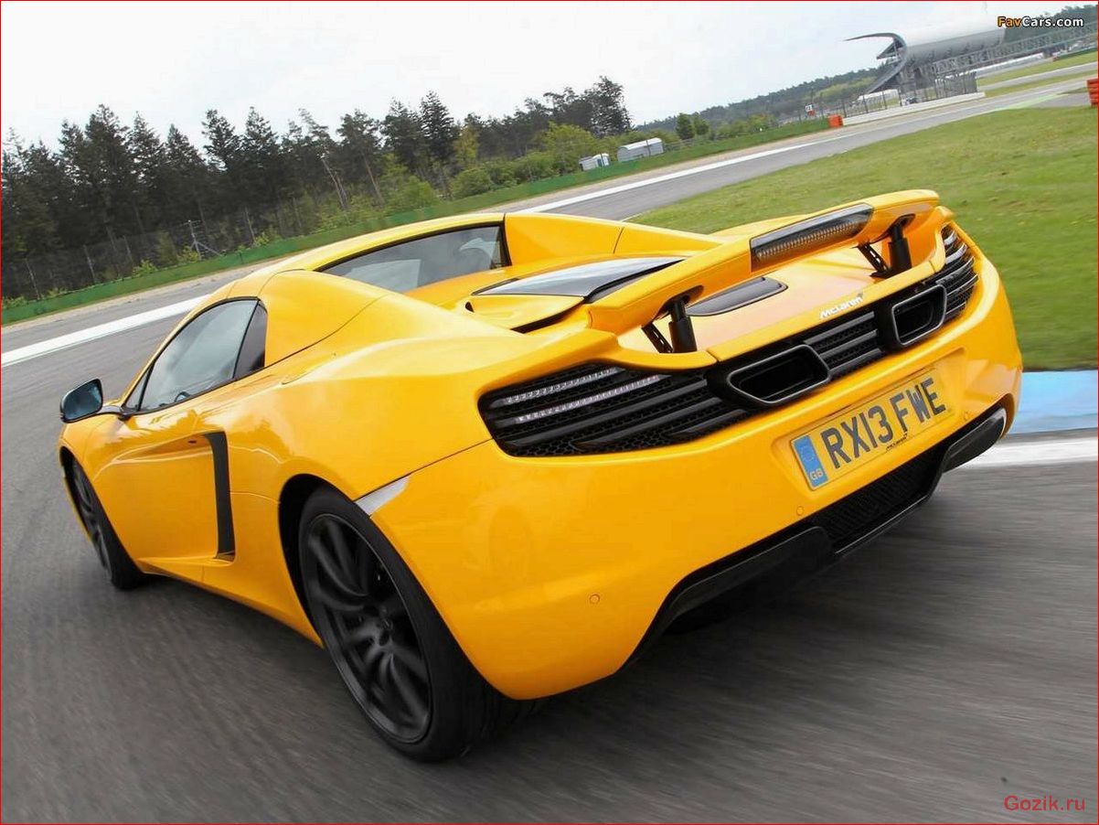 Родстер McLaren MP4-12C Spider: обзор, характеристики, цена родстер, mclaren, mp4-12c, spider, обзор