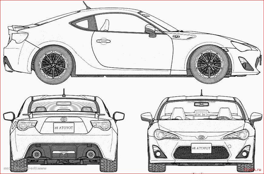 subaru, спортивный, автомобиль, 2012