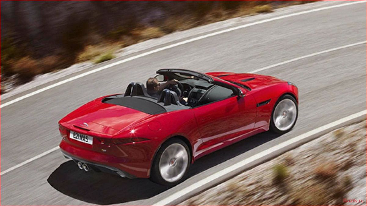 Родстер Jaguar F-Type Convertible 2016: обзор, характеристики, цена родстер, jaguar, f-type, convertible, 2016