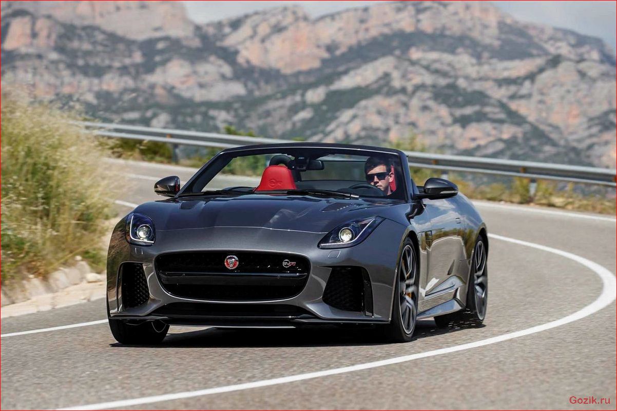 Родстер Jaguar F-Type Convertible 2016: обзор, характеристики, цена родстер, jaguar, f-type, convertible, 2016