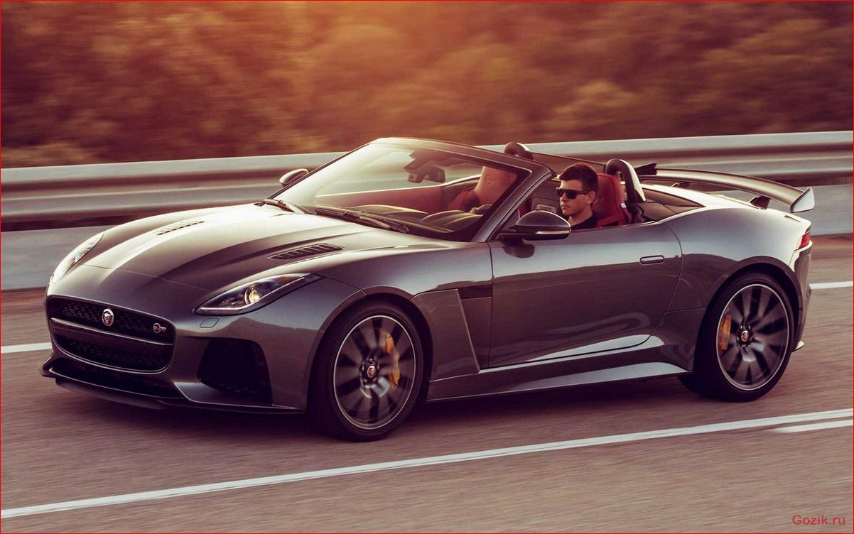 Родстер Jaguar F-Type Convertible 2016: обзор, характеристики, цена родстер, jaguar, f-type, convertible, 2016
