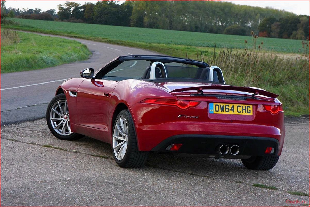 Родстер Jaguar F-Type Convertible 2016: обзор, характеристики, цена родстер, jaguar, f-type, convertible, 2016