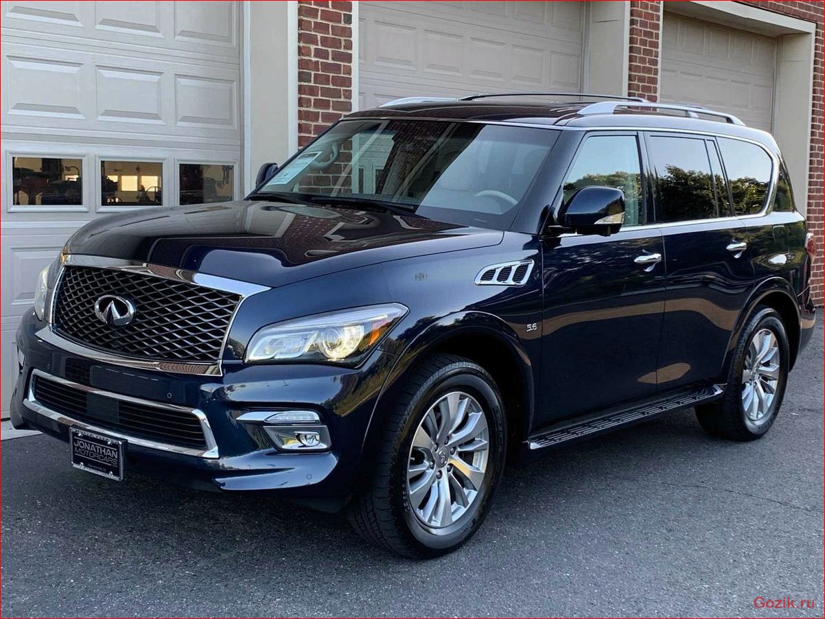 кроссовер, infiniti, qx80, 2015