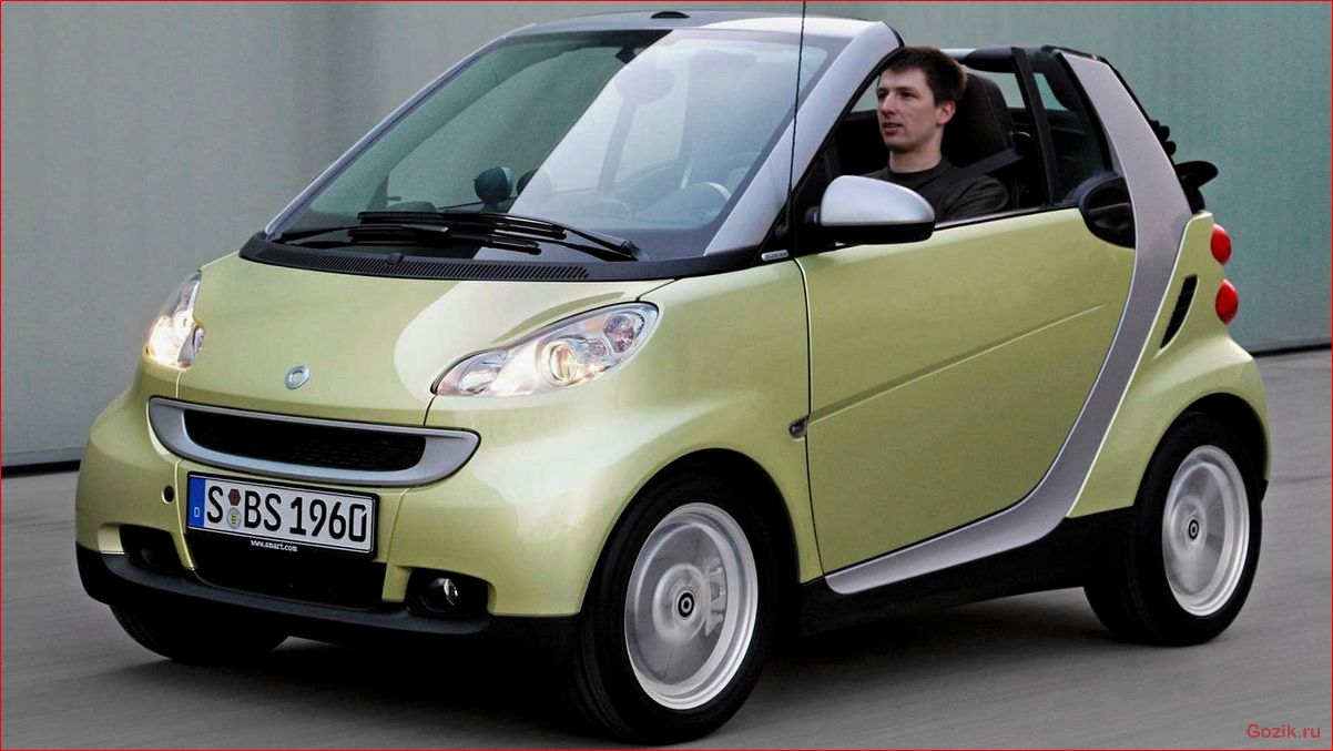 микроавтомобиль, smart, fortwo, особенности, характеристики