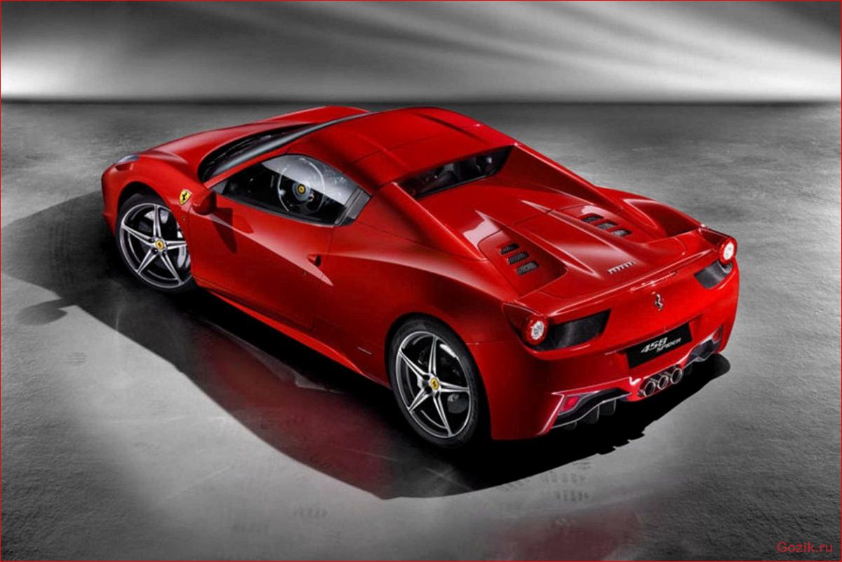 Ferrari 458 Spider: характеристики, цена и отзывы ferrari, spider, характеристики, цена, отзывы