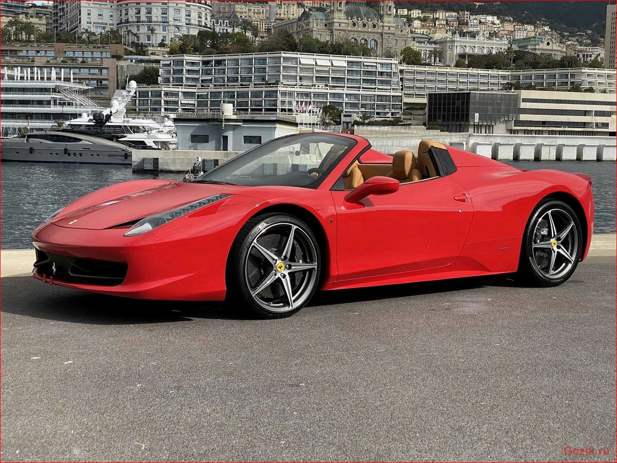 Ferrari 458 Spider: характеристики, цена и отзывы ferrari, spider, характеристики, цена, отзывы