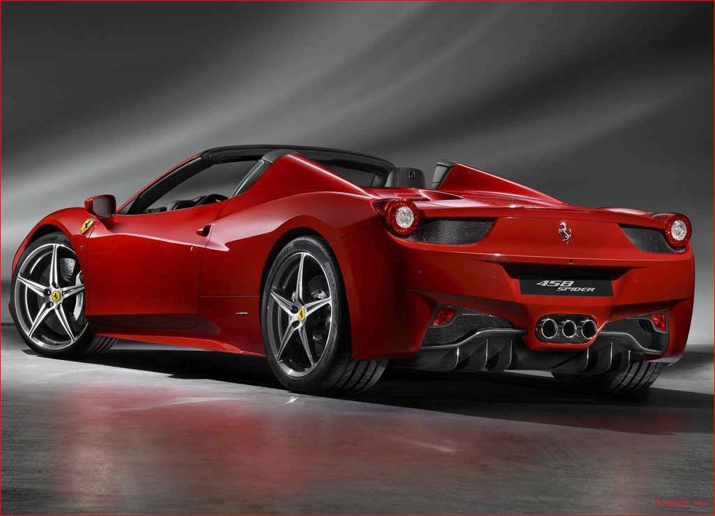 Ferrari 458 Spider: характеристики, цена и отзывы ferrari, spider, характеристики, цена, отзывы