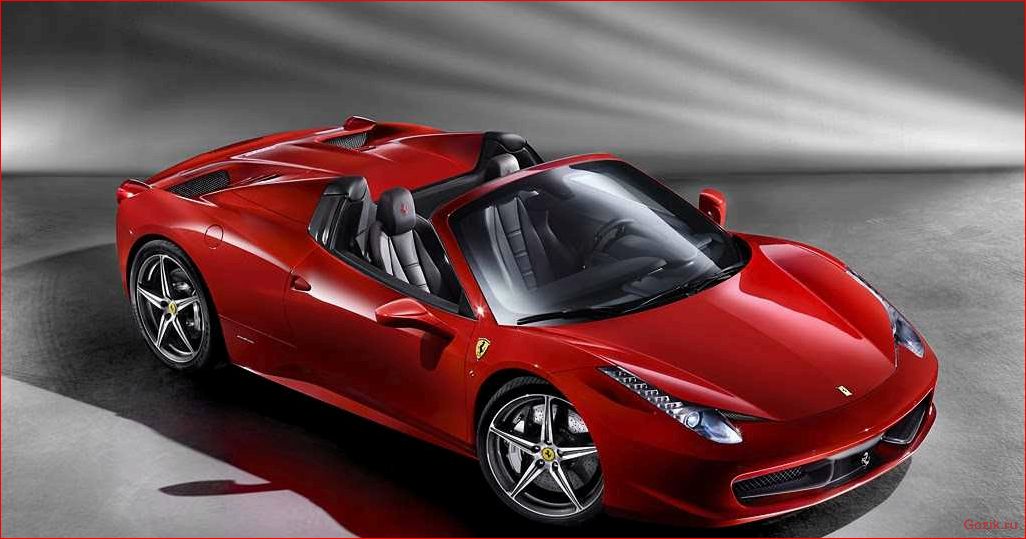 Ferrari 458 Spider: характеристики, цена и отзывы ferrari, spider, характеристики, цена, отзывы