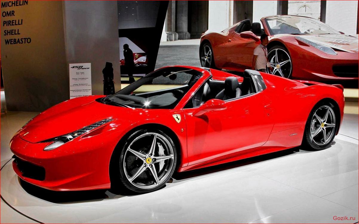 Ferrari 458 Spider: характеристики, цена и отзывы ferrari, spider, характеристики, цена, отзывы