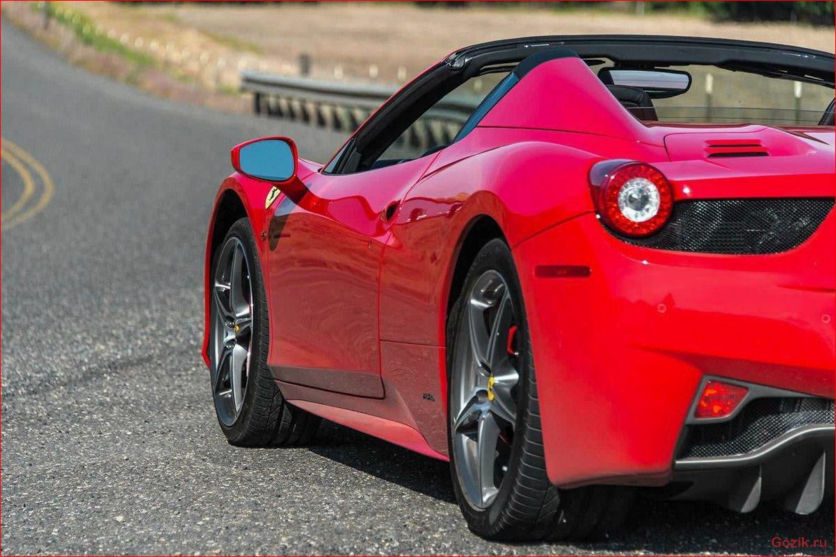 Ferrari 458 Spider: характеристики, цена и отзывы ferrari, spider, характеристики, цена, отзывы
