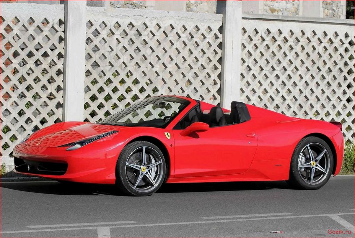 Ferrari 458 Spider: характеристики, цена и отзывы ferrari, spider, характеристики, цена, отзывы