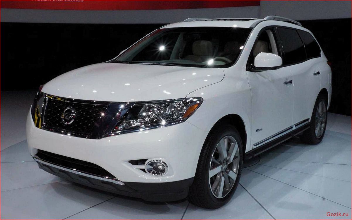 гибридная, версия, nissan, pathfinder, 2013-2014