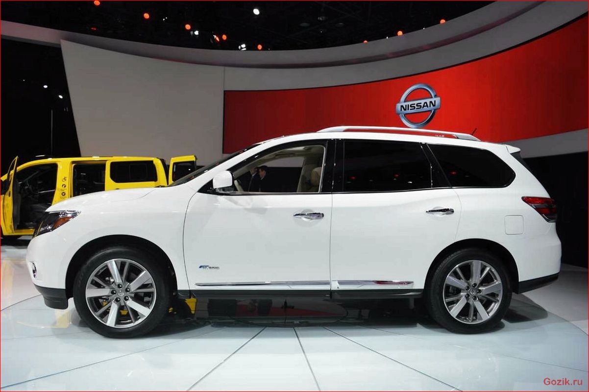 гибридная, версия, nissan, pathfinder, 2013-2014