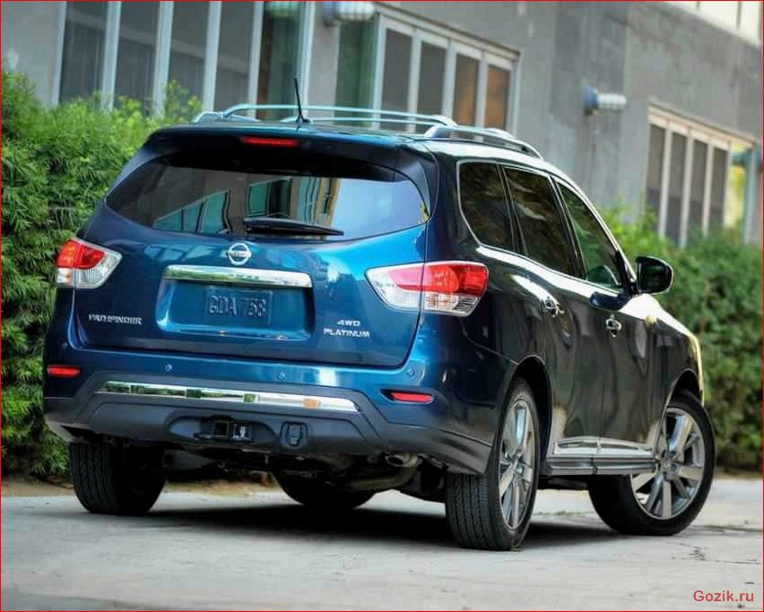 гибридная, версия, nissan, pathfinder, 2013-2014