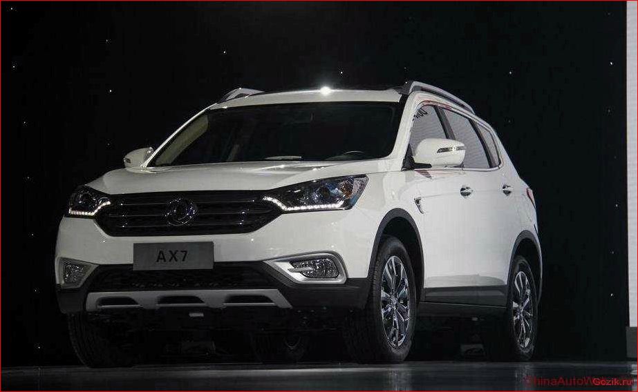 Кроссовер Dongfeng AX7 2014 на базе Qashqai кроссовер, dongfeng, 2014, базе, qashqai