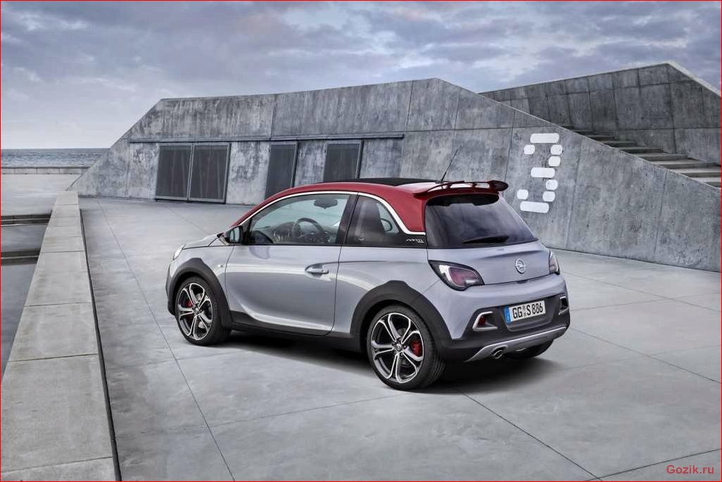 особенности, opel, adam, rocks, 2015