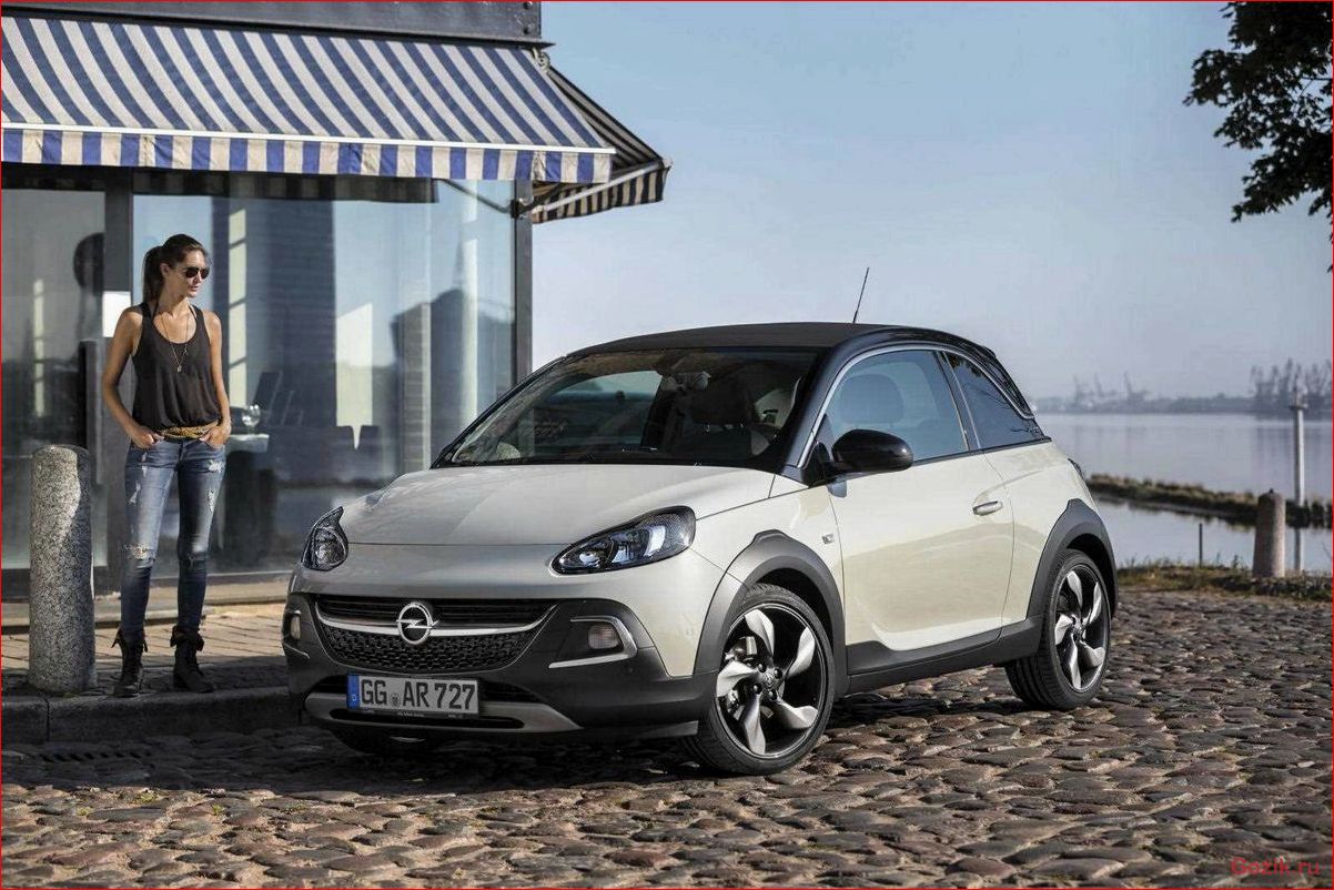 особенности, opel, adam, rocks, 2015