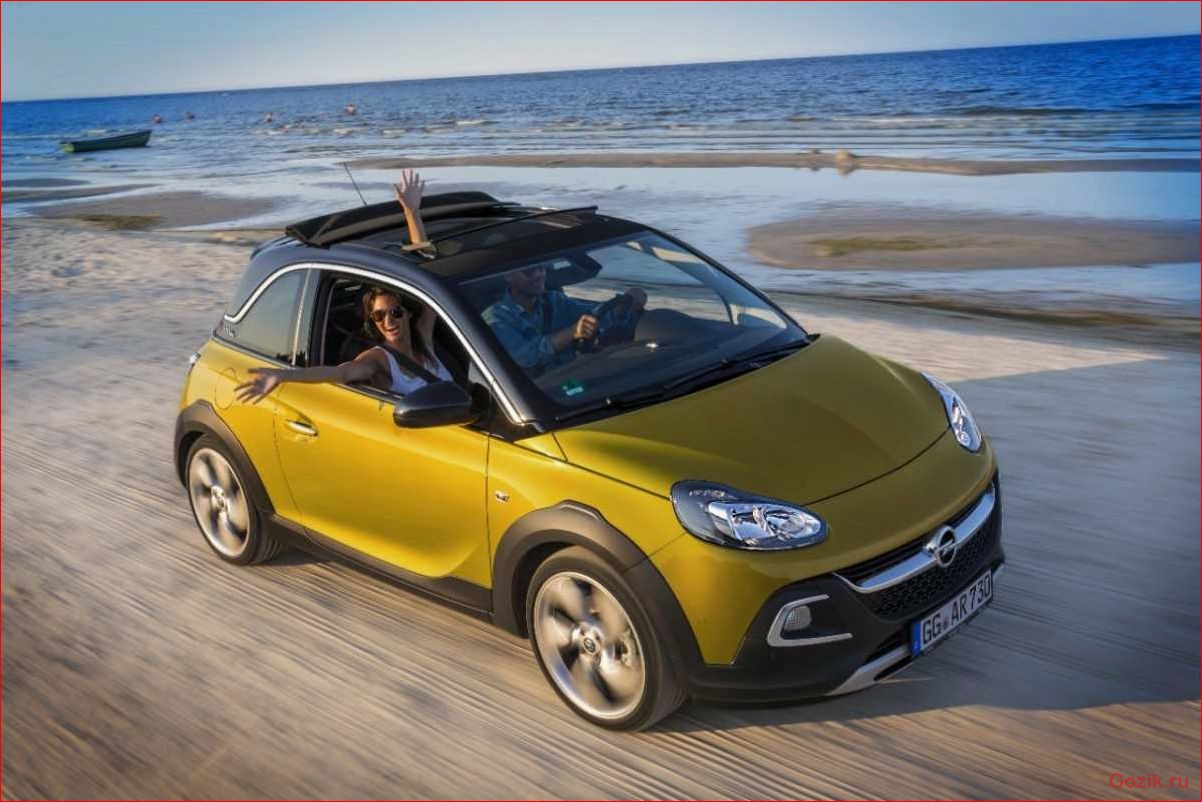 особенности, opel, adam, rocks, 2015