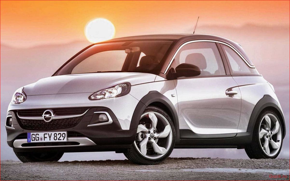 особенности, opel, adam, rocks, 2015