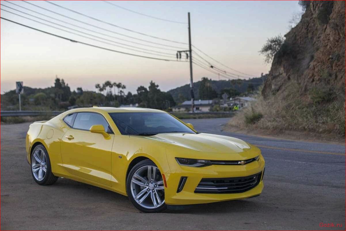 chevrolet, camaro, получит, новый, двигатель